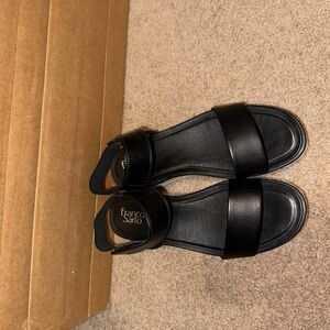 Franco Sarto Elegant Black Sandals